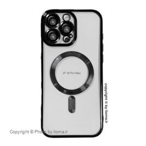 6720BA7E BC2C 4F78 BBDC 724FB0F038D3 کاور مگ سیف Berlia مدل Magnetic همراه با محافظ لنز مناسب برای Iphone 16 Pro Max
